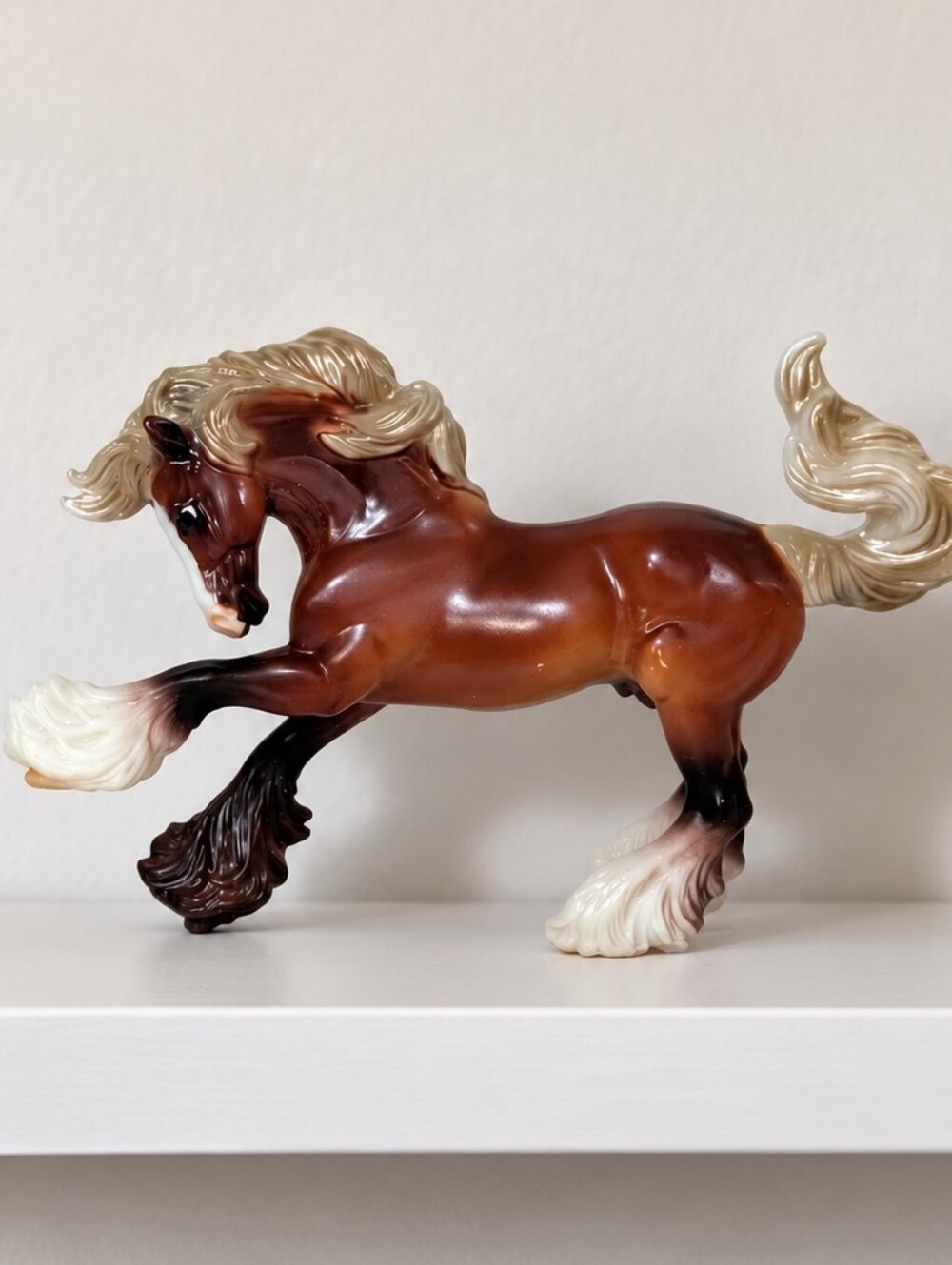 Breyer Stablemates 70th Anniversary Gypsy Vanner Blind Bag Horse Figurine
